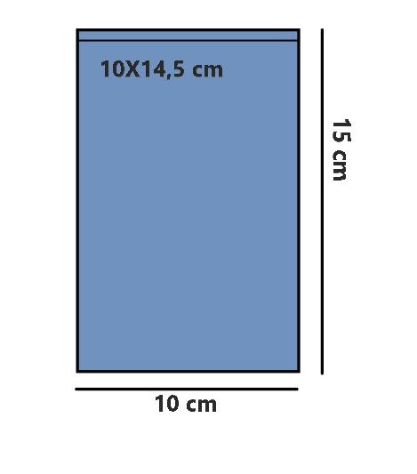 CONFEZIONE DA 50 BUSTE DOPPIE PER CARTOLINE FORMATO PICCOLO