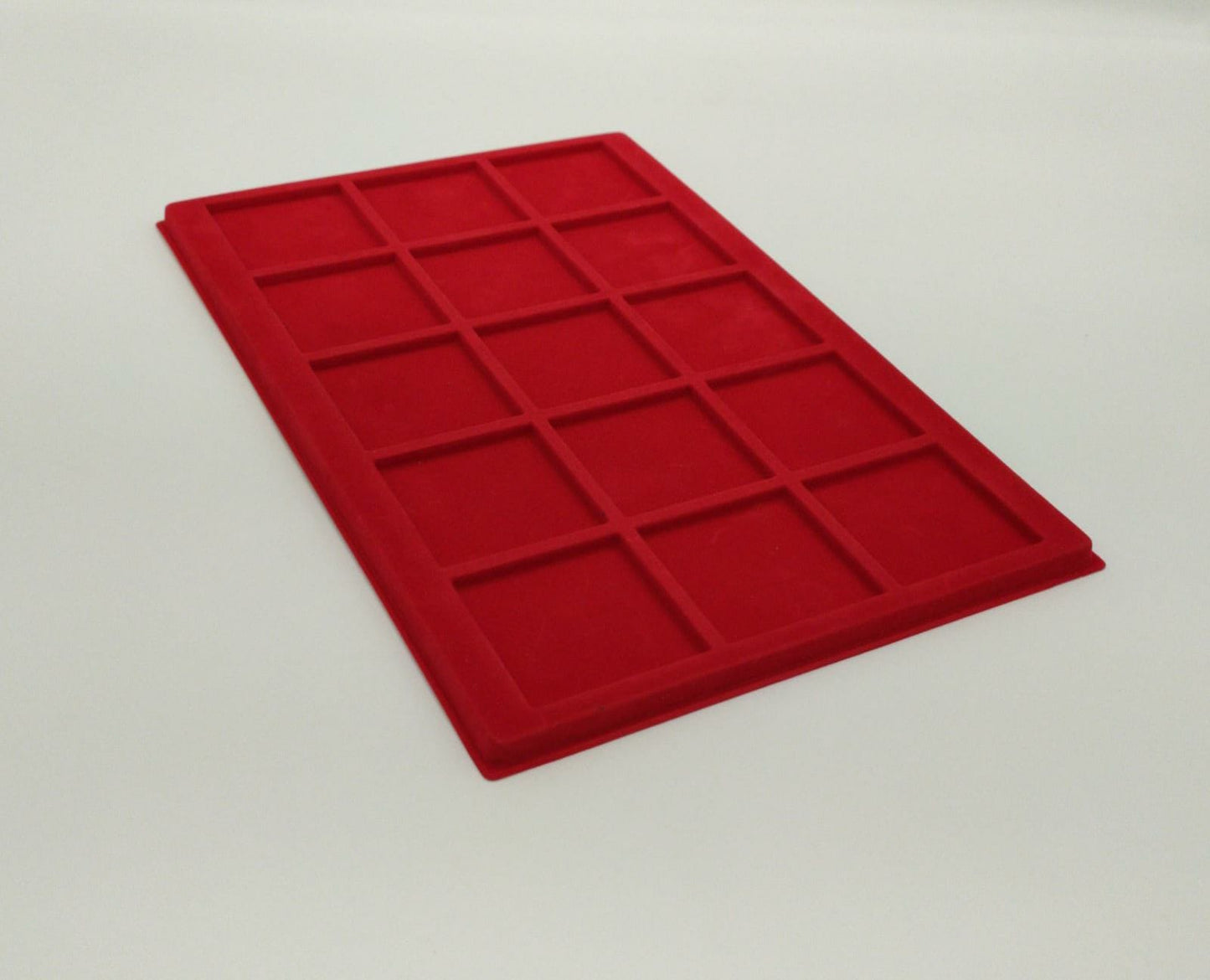 ART. VASS-15 VASSOI IN FLOCCATO ROSSO