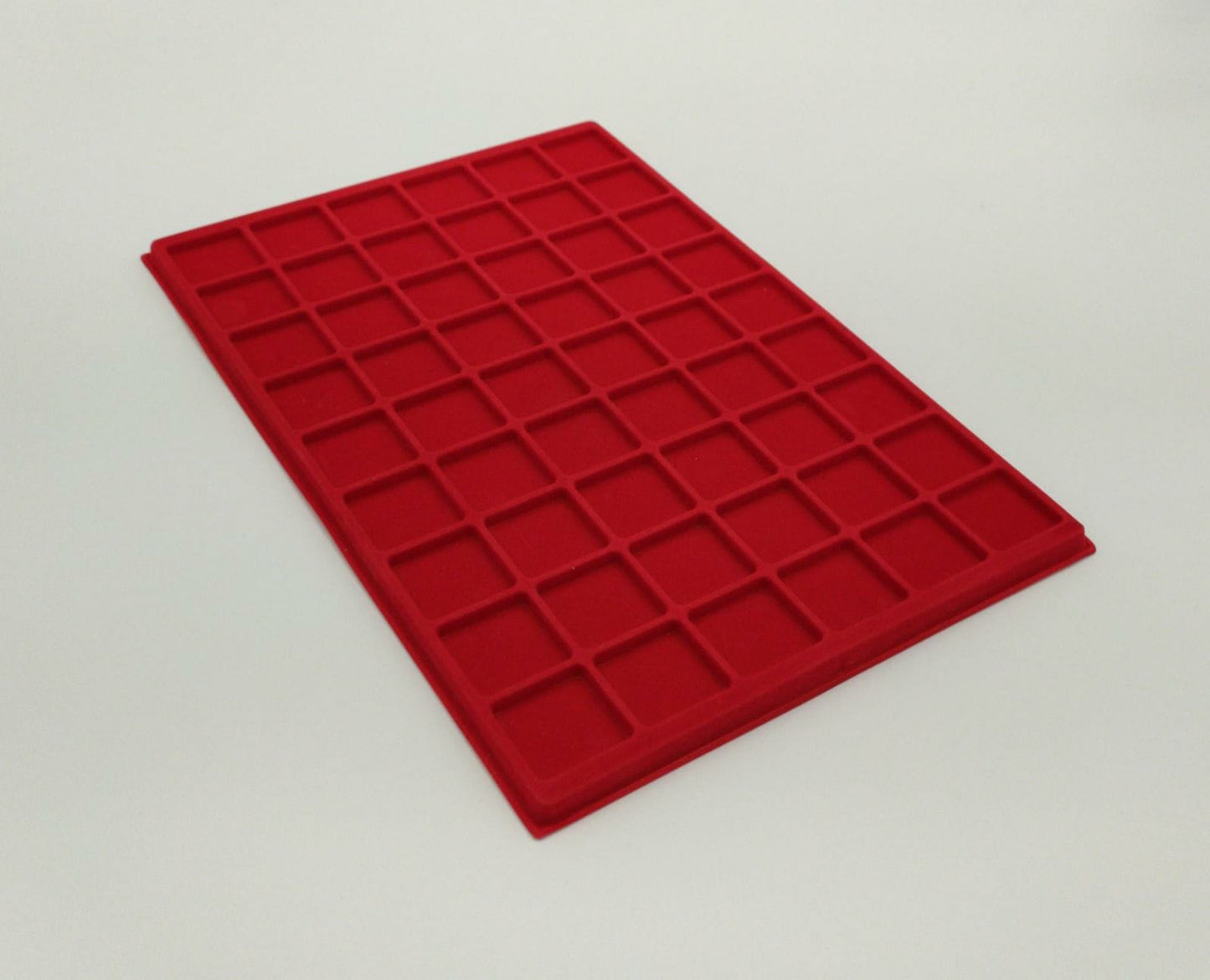 ART. VASS-54 VASSOI IN FLOCCATO ROSSO