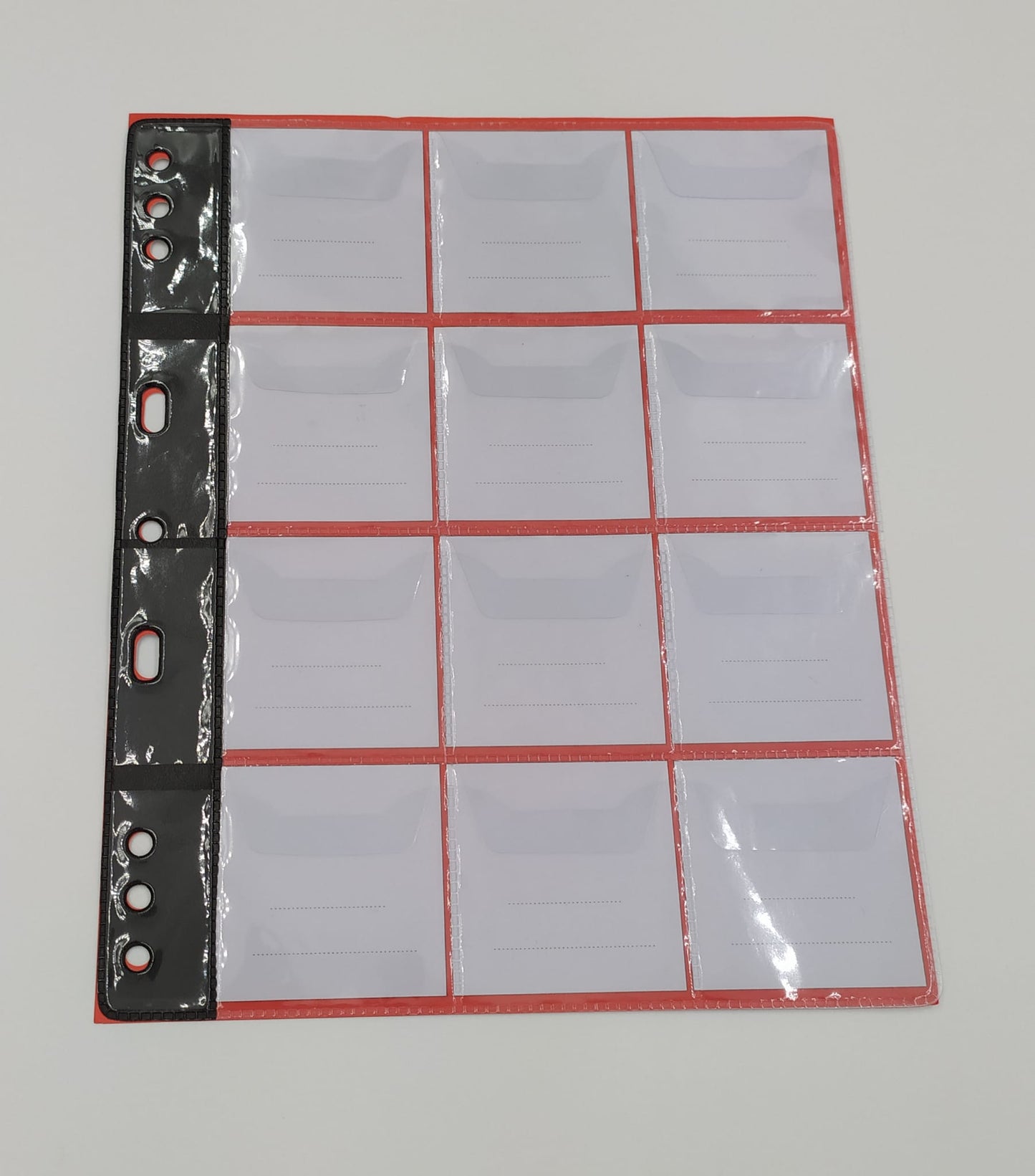 ART. FMG12 - FOGLI PER MONETE  A 12 CASELLE